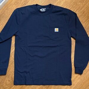 Carhartt Dark Blue Long Sleeve Tee